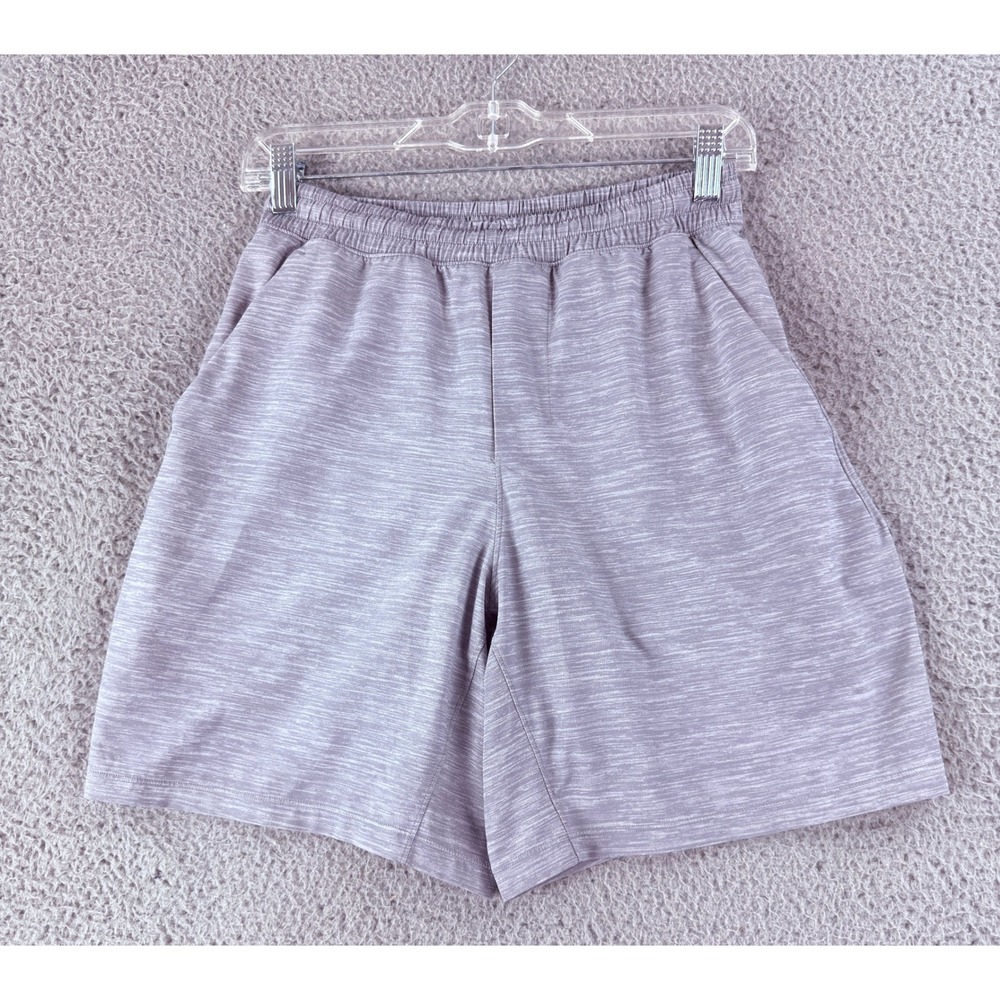 Lululemon Pace Breaker Shorts Mens S Gray Heathered 7" Lined Running Gym Workout